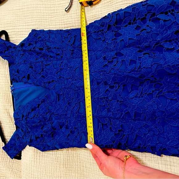 Beautiful sensual laced Grace & Hart Midnight Blue Dress - Picture 6 of 7